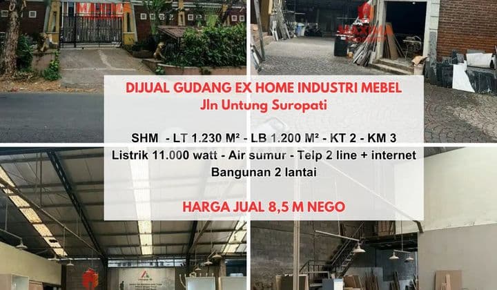 Gudang 2 Lantai di Jalan Untung Suropati, Semarang