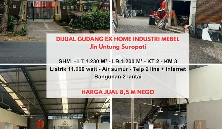 Gudang 2 Lantai di Jalan Untung Suropati, Semarang