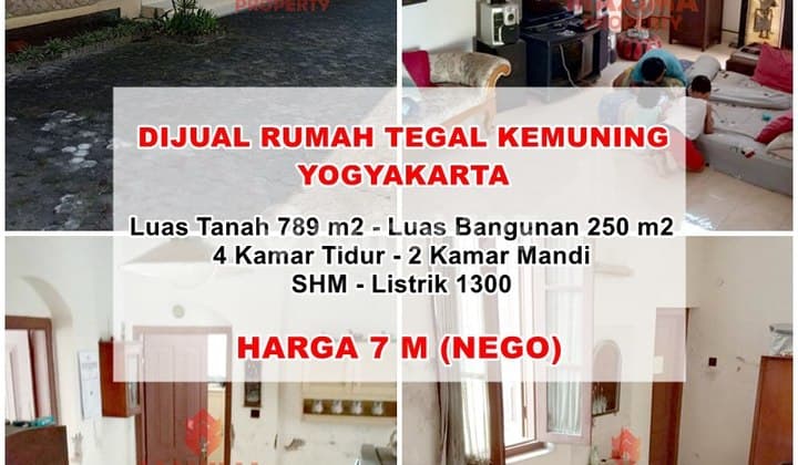 Rumah Lokasi Strategis Tengah Yogyakarta, Dekat Malioboro