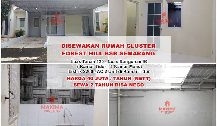 Rumah Sewa Lokasi Citraland Bsb City Cluster Forest Hills