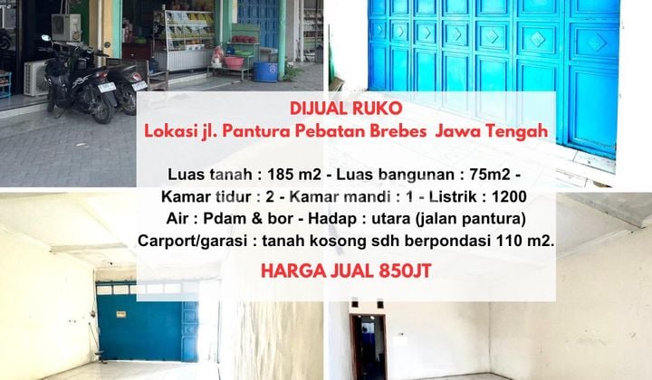Ruko Siap Pakai Lokasi Strategis Di Jalan Pantura Brebes