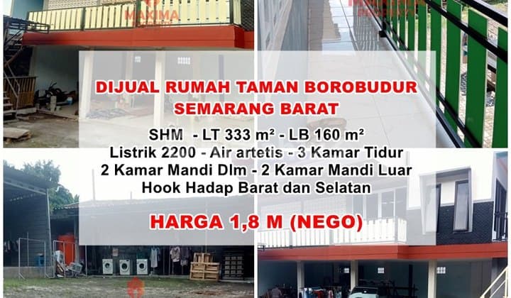 House and Warehouse Ready to Use Location Taman Borobudur
