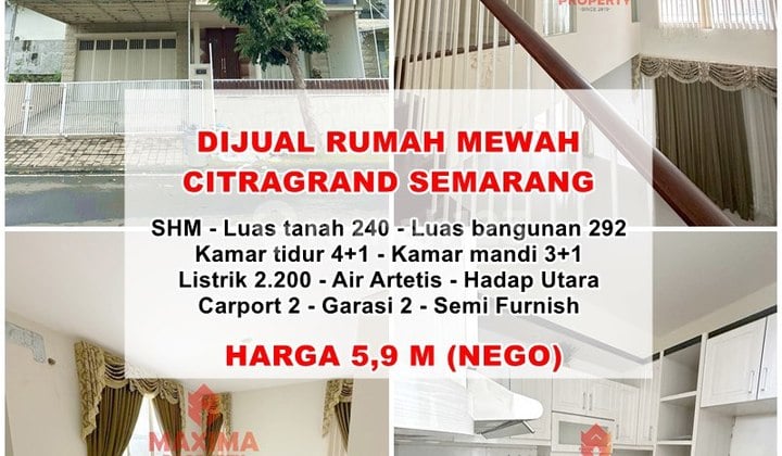 Rumah Cluster Siap Pakai Citra Grand Kedungmundu