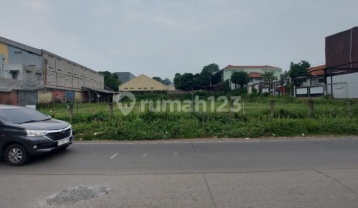 Dijual Lahan Kosong Cocok Buat Pom Bensin , Gudang , Ruko , Dekat Akses Pintu Tol Jati Karya Cibubur, Bebas Banjir