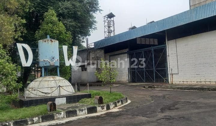 Dijual Pabrik Siap Pakai , Lokasi Strategis ,Dekat ke Pintu Tol Narogong