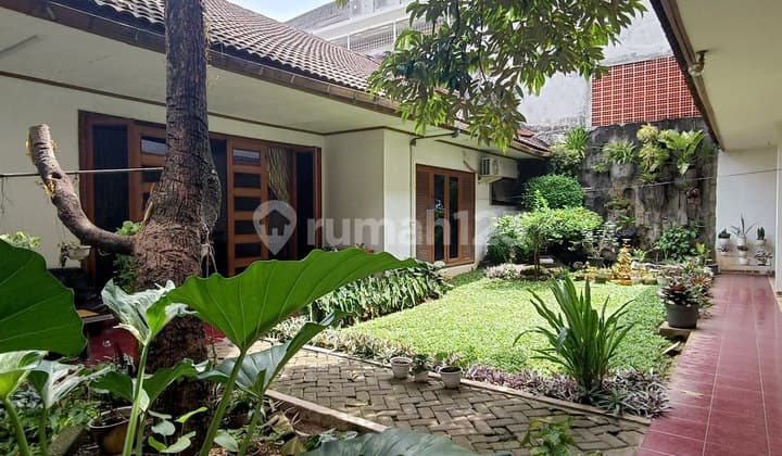 Rumah Lama 1 Lantai Tanah Luas di Menteng