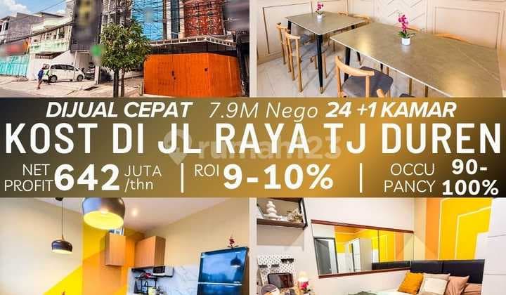 For Sale: Boarding House on Jl Tanjung Duren Raya, Tanjung Duren, Grogol Petamburan Sub-district, West Jakarta