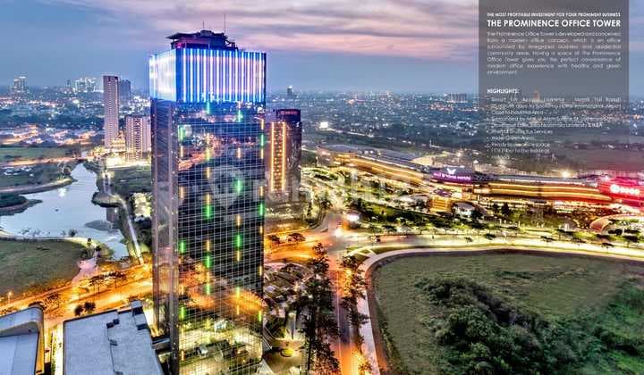 Dijual Office Space di The Prominence Office Tower, Jl.Jalur Sutera Barat, Alam Sutera