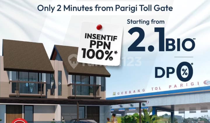 Rumah 2 Lantai Dekat Akses Tol Tipe Vyne Graha Raya Bintaro