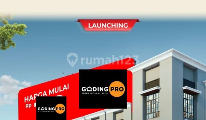 RUKO CANTIK DAN MURAH BAGUS DEKAT SEKOLAH 2LANTAI HADAP BOULEVARD DI TANGERANG