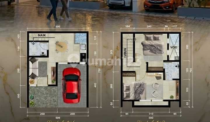 Rumah 2 Lantai Mayjend Sungkono Harga Pelajar