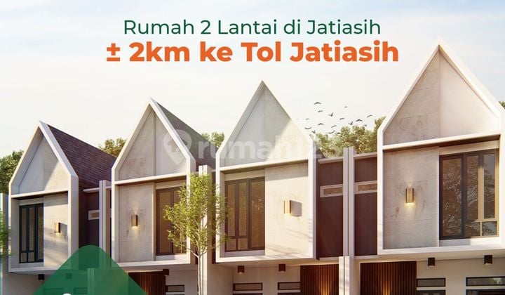 Rumah Syariah Murah 2,5 Km Dari Tol Jatiasih, Cuma 900 Mtr Dari Jln Wibawa Mukti
