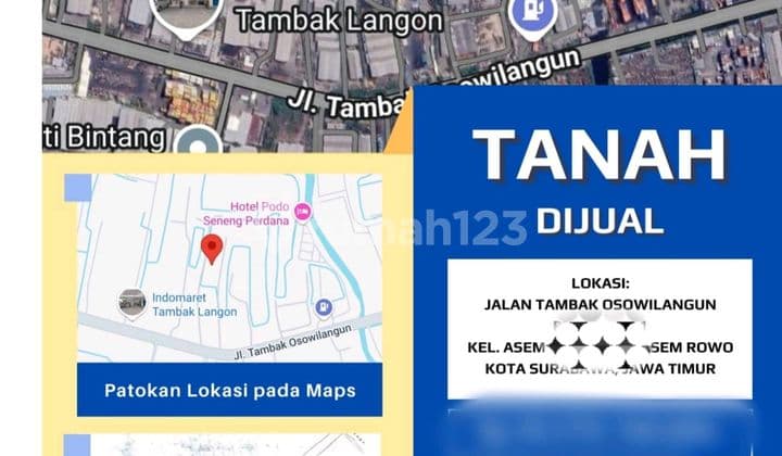 Murah Tanah Osowilangun Margomulyo Surabaya Dibawah NJOP