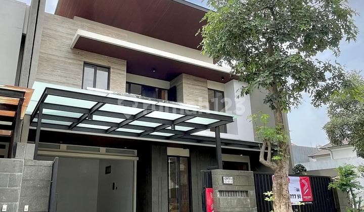 Rumah Baru Gress Raffles Garden Citraland Depan Minimalis Modern
