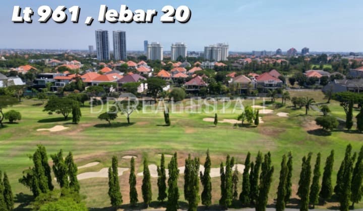 Tanah Kavling Siap Bangun Golf View Hadap Selatan Kredit Bank