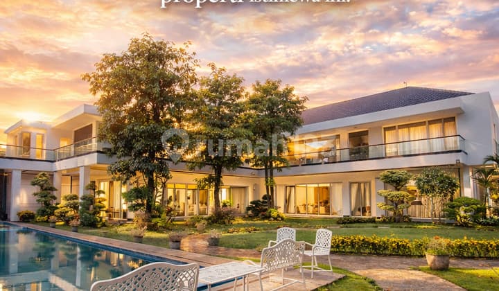 Rumah Mewah Surabaya Barat Pakuwon Indah Golf View Luas Besar KPR