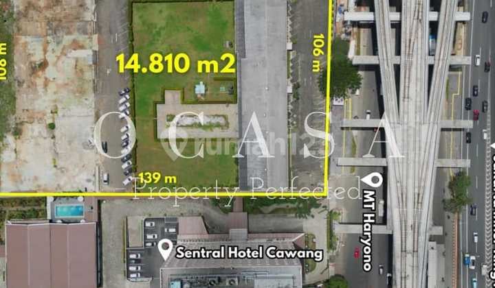 Strategic Land Area Below NJOP Cawang, East Jakarta