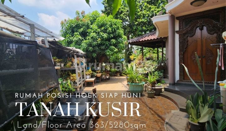 Rumah murah siap huni di tanah kusir