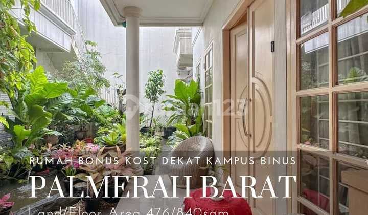 Rumah Mewah 2 Lantai Bonus Kost 3 Lantai Palmerah Jakarta Barat