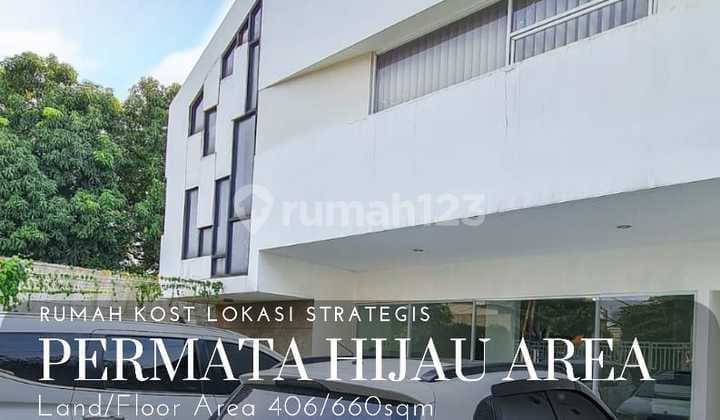 Rumah Kost Modern Minimalis Lokasi Strategis Permata Hijau 8 Kamar Kos Full Occupancy SHM