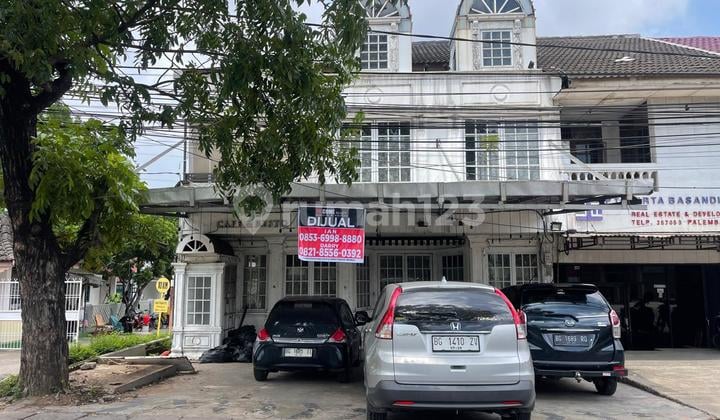 FOR SALE 2 READY-TO-USE SHOP HOUSES ON ALKBP CIK AGUS GOLF STREET PALEMBANG
