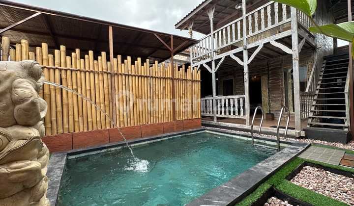 Dijual Villa Style Kayu di Area Pariwisata Ubud Singapadu