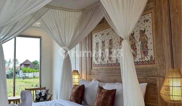 Dijual Villa Baru View Sawah - Ubud Lingkungan Tempat & Nyaman