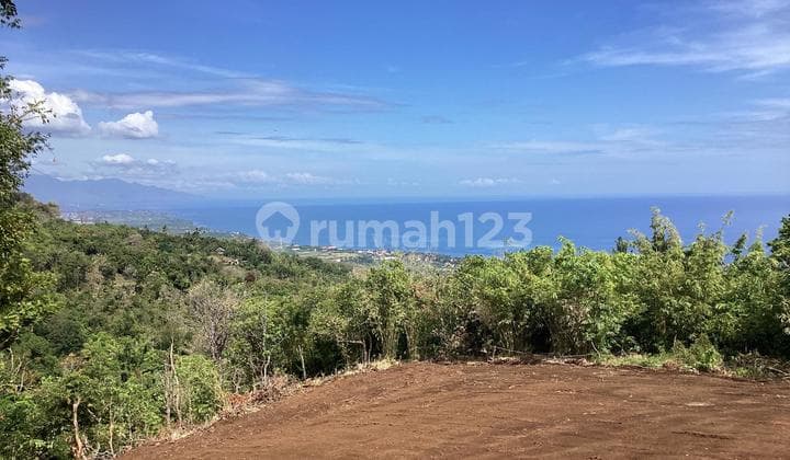 L26 - Dijual Tanah Tepi Bukit View Laut SHM di Tigawasa