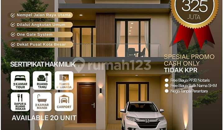Town House Aestetic Modern 2 Lantai Citayam, Harga Promo 280 Juta