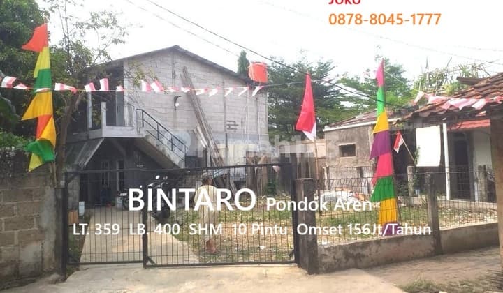 Kontrakan 10 Pintu TERISI PENUH di Pondok Aren, Bintaro, Tangerang Selatan