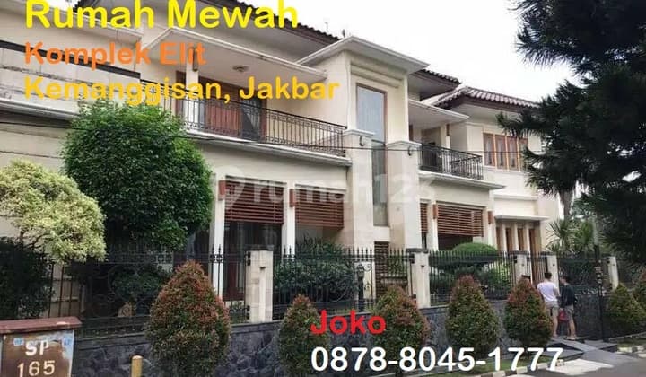 Rumah Mewah Dlm Komplek Dekat Binus Kemanggisan, Palmerah, Jakbar