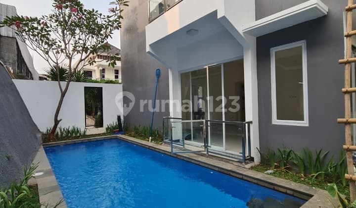 New 2-Story House with Pool in Town House Pondok Labu, Cilandak