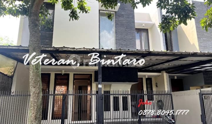 Rumah 2 Lt M U R A H Dkt Pintu Tol Veteran Bintaro, Jakarta Selatan