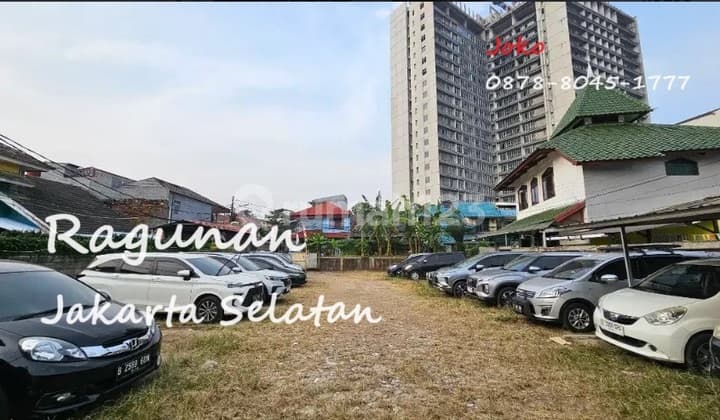 Tanah Istimewa Luas 500 sqm dkt Kebun Binatang, Ragunan, Jakarta