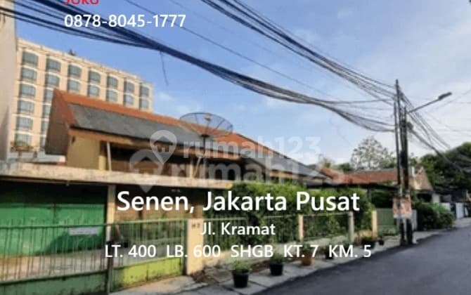 Rumah Asri 2 Lt Jl. Kramat Lontar, Salemba, Senen