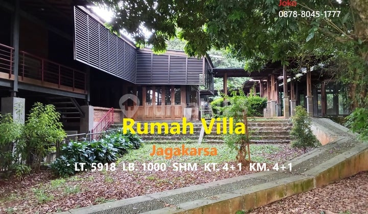 Rumah Villa Hitung Tanah Area Tenang & Damai Jagakarsa, Jaksel