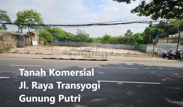 Kavling Komersial Harga BAWAH NJOP Jl. Raya Alternatif, Cibubur