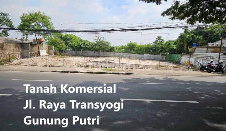 Commercial Land Price BELOW NJOP, Alternative Main Road, Cibubur