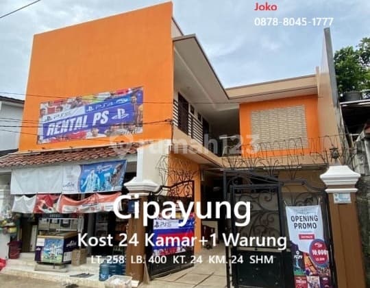 Kost 25 Rooms AFFORDABLE and FULLY OCCUPIED in Cipayung, East Jakarta