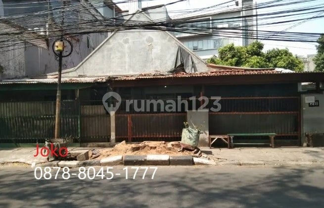 Rumah Lama Zonasi Komersial Jl Palbatu, Menteng Dalam, Tebet