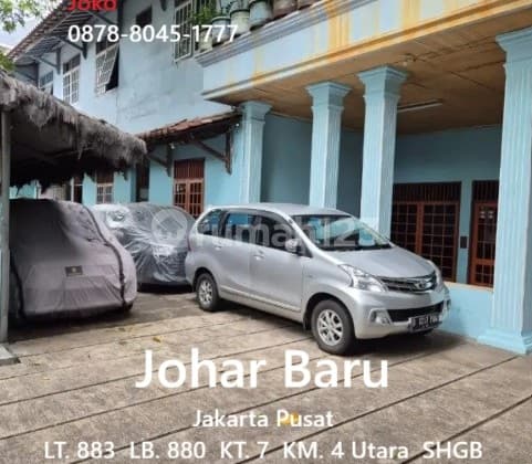 Asri 2-Story House SUITABLE for BOARDING HOUSE, Johar Baru Street, Central Jakarta