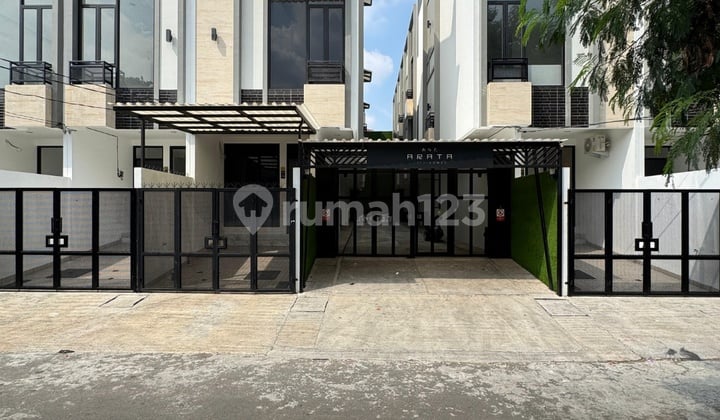 NEW HOUSE IN KEBON JERUK NEAR BINUS PURI INDAH TOLL ROAD 3 FLOORS INSIDE A COMPLEX