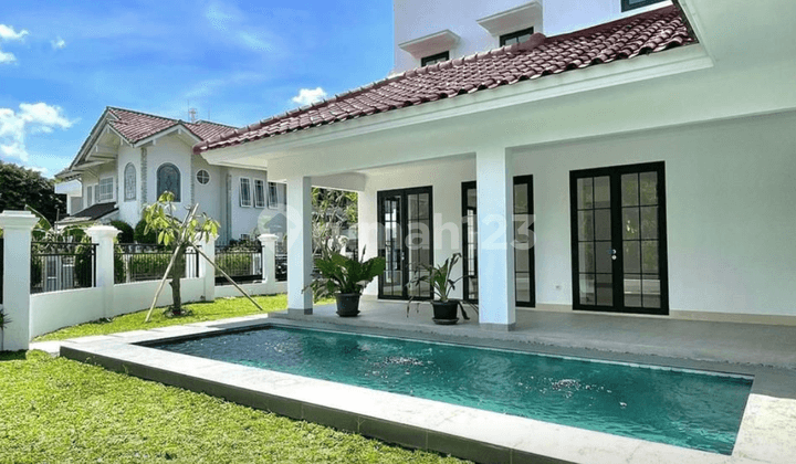Brand New Renovated French Mediterranean Style Dalam Komplek Villa Delima Lebak Bulus