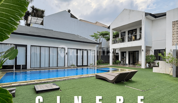 MEWAH MODERN TROPICAL HOUSE CINERE WITH SWIMMING POOL