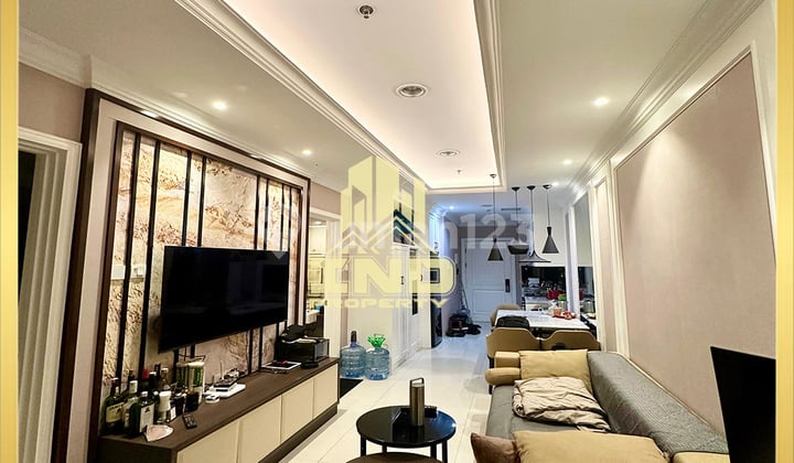 Apartemen 2 Bedroom Grand Madison Furnish Interior Rapi dan Bersih