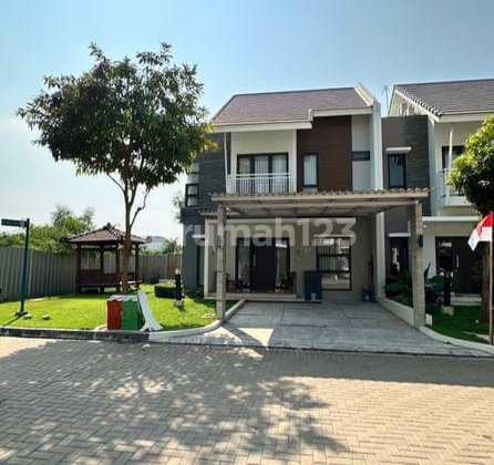 Dijual Cepat Rumah Hook Semi Furnish 2 Lantai Cluster Elora Summarecon Emerald Karawang