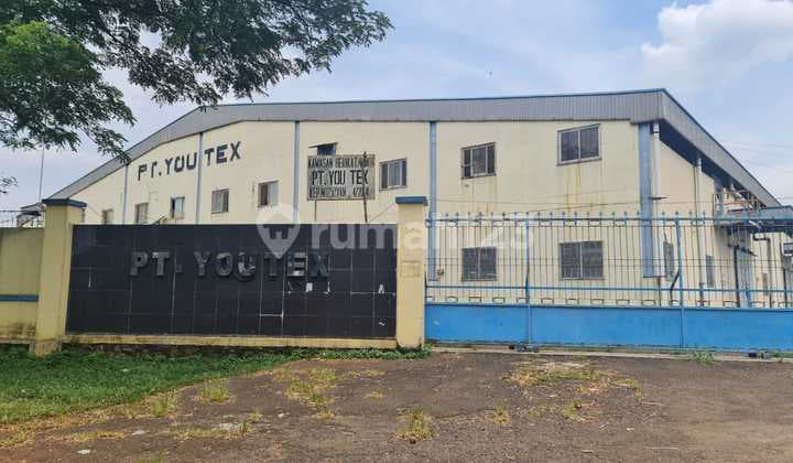 Dijual Cepat Pabrik Ex Tekstil Siap Pakai Lokasi Strategis Desa Wantilan, Cipeundeuy, Subang Jawa Barat