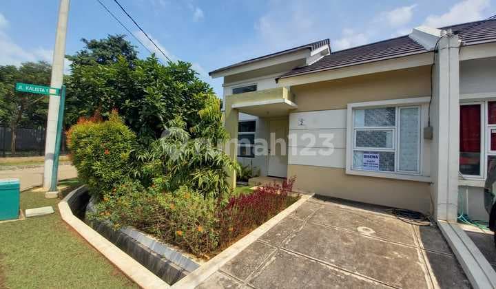 Disewakan Rumah 1 Lantai Semifurnish Cluster Kalista Fa 02 Hoek Summarecon Emerald Karawang