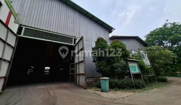 Disewakan Cepat Pabrik dan Gudang Siap Pakai Lokasi Jalan Utama Zona Industri Karawang Barat
