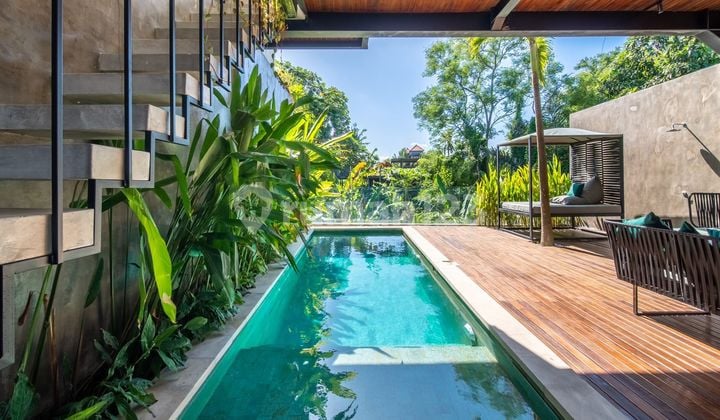 For Rent Tropical 3 Bedroom Villa With Jungle View, Location At Tumbak Bayuh Pererenan Bali
